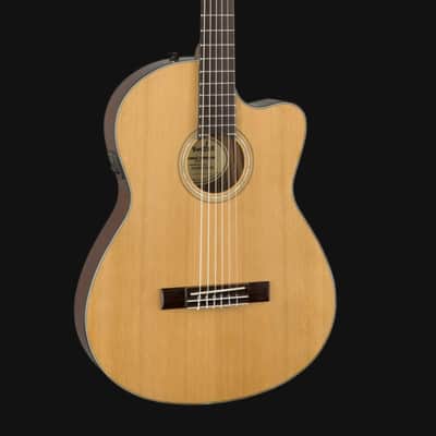 Fender CN-140SCE Nylon-String Acoustic Guitar in Natural image 2
