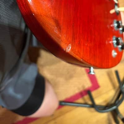 2004 Gibson SG Classic Heritage Cherry P90s + Case – Good Condition image 4