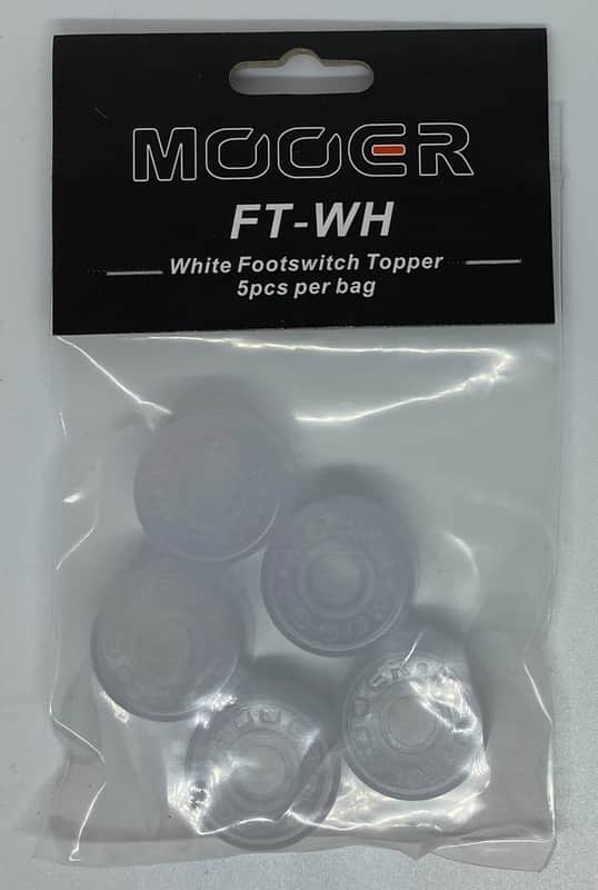 NEW MOOER CANDY FOOTSWITCH TOPPER - WHITE image 1