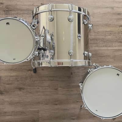 Rare DW Collector’s Series Stainless Steel 3-Piece Drum Set image 3