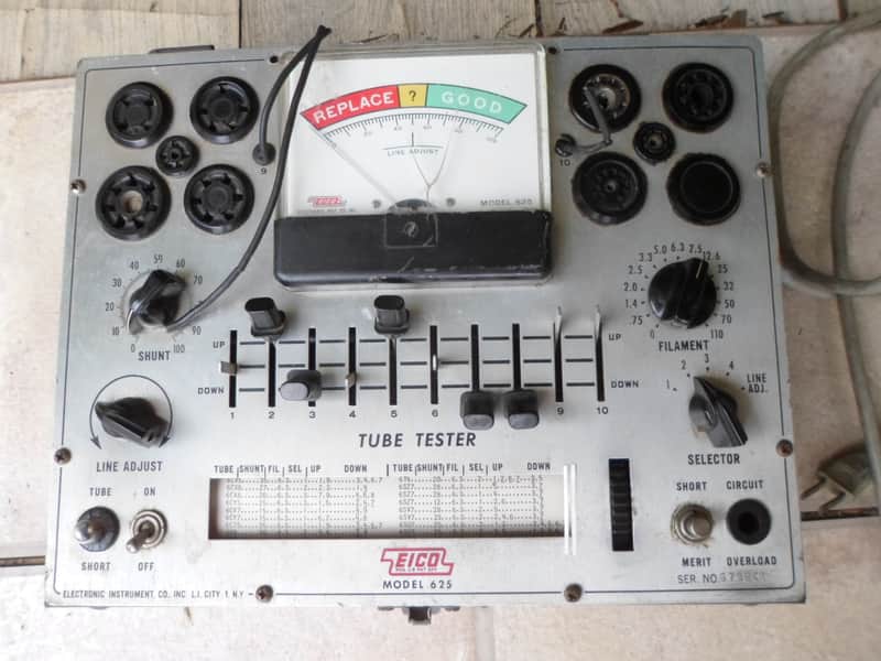Eico Model 625 Tube Tester Project 1960's image 1