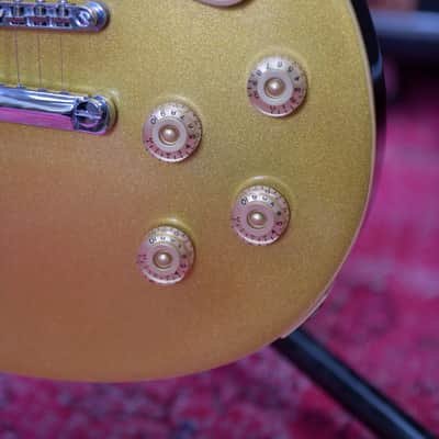 Aria Pro II Gold Top Les Paul p90s '56 Reissue, late 90's image 8
