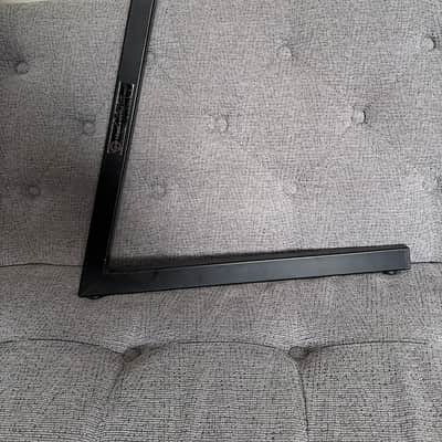 K&M 40900 19" Rack Desk Stand with Steel Rack Rails 2020s - Black image 6