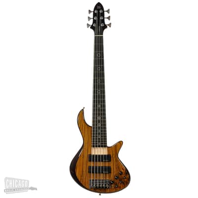 Xotic XB-2 6-String Bass Bocote/Ash Natural Top w/Trans Black Back image 4