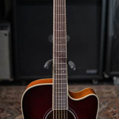 Yamaha FGC-TA Transacoustic Cutaway Acoustic/Electric Guitar - Brown Sunburst image 4