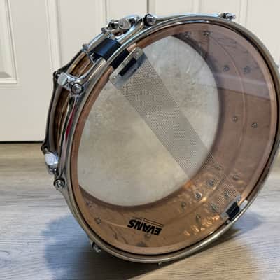 Tama Hand Hammered 14in Snare 1990 - Bronze/Brass image 8