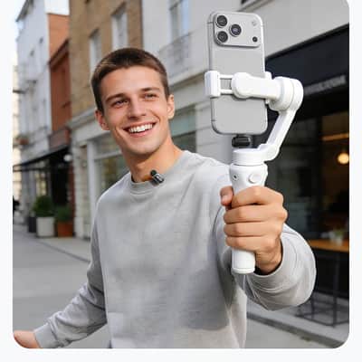 BOYA mini 2 Wireless Lavalier Microphone for iPhone 15-17/Android,Noise Cancellation,App Control, 48kHz/24-Bit, 30H Battery Mini Mic for Video Recording Interview Vlog(1TX + USB-C RX + Charging Case) image 3