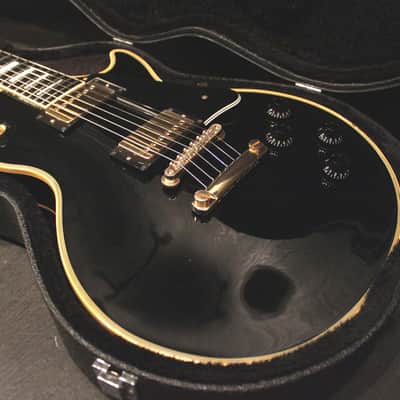 Orville by Gibson LPC-57B Les Paul Custom Black Beauty (1993) MIJ Fujigen – Ebony, Japan Vintage image 3