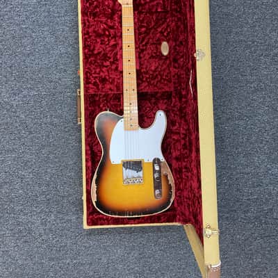 Fender 9231015519 Wildwood WW10 59 Esquire 2023 - Heavy Relic Sunburst image 20