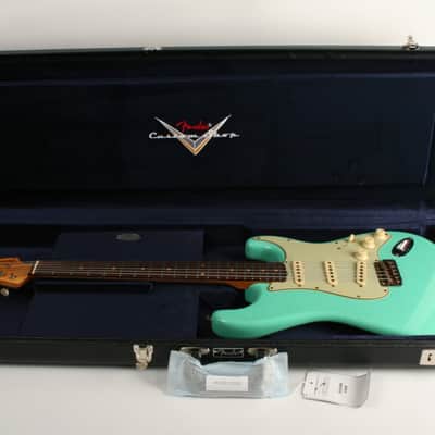 Fender Custom Shop 1959 Stratocaster Journeyman Relic Super Faded Aged Sea Foam Green 3557 image 11