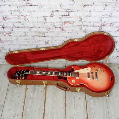 Gibson - 2021 Les Paul Deluxe Electric Guitar - Cherry Sunburst w/Reliced Neck - w/OHSC USED image 15