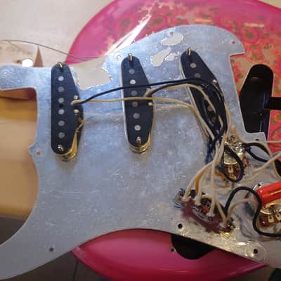 Fender Paisley Stratocaster 72 Made.in Japan 1995 - Pink Paisley image 21