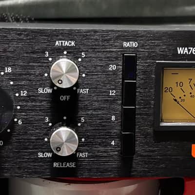 Warm Audio WA76-D Single Channel FET Compressor 2024 - Present - Black image 1