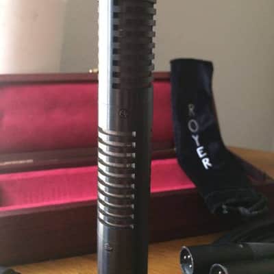 Speiden SF-12 Stereo Ribbon Microphone Kit, No. 145, with Box, Cables, and Royer Shock Mount image 6