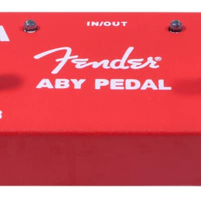 FENDER - 2-Switch ABY Pedal Red - 0234506000 image 1