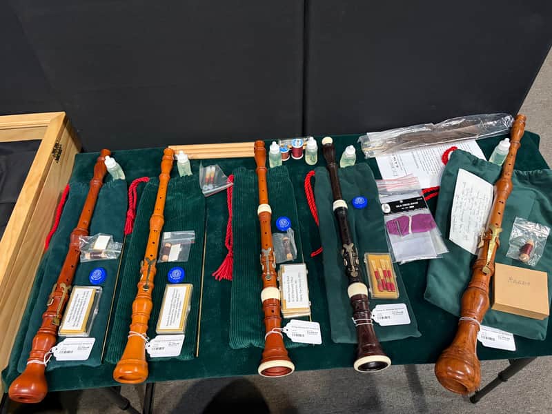 Estate Sale H.A. Vas Dias Baroque Oboes, Windward Transverse Flute, Burke Whistle, Pre War Violins and Bows 1900-2012 Estate Sale image 1