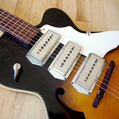 1960s Truetone Swingmaster by Kay K673 Vintage Electric Guitar Barney Kessel image 7