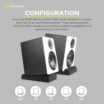 Knox Gear Studio Monitor Isolation Pads for 6-Inch Speakers (Pair) image 8