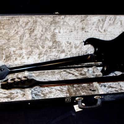 WESTONE X695BK SPECTRUM LX Bass  1986 Black.  BY MATSUMOKU.  TWO NECKS. Fretted & Fretless.  RARE. image 18