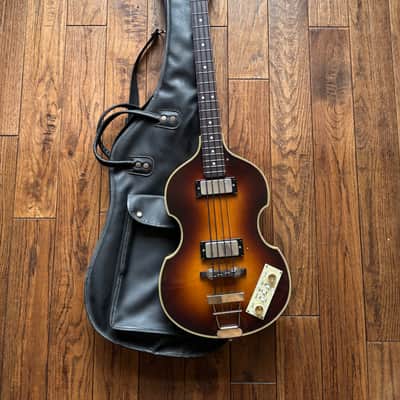 1988 Greco VB-650 Violin Bass Beatles McCartney Black TapeWound MIJ Fujigen Japan image 16