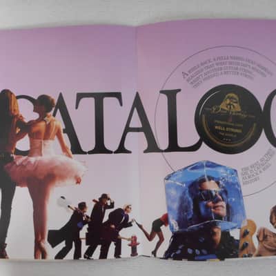 Dean Markley Vintage 22" X 17" Fold Out Promotional Poster 1997 image 2