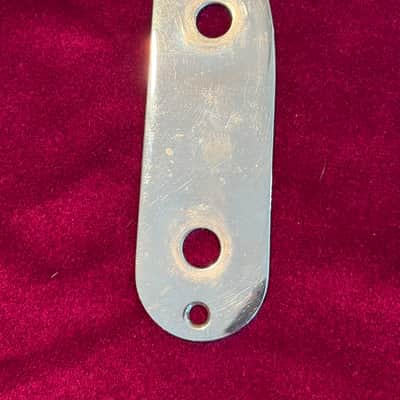 1968 Fender Telecaster Bass Chrome Control Plate image 1