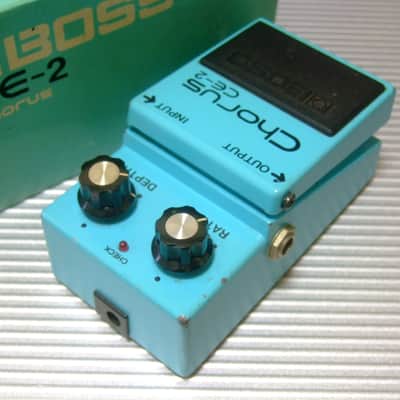 1981 Boss CE-2 Chorus w/ Original Box / MIJ Made in Japan (Black Label) image 2