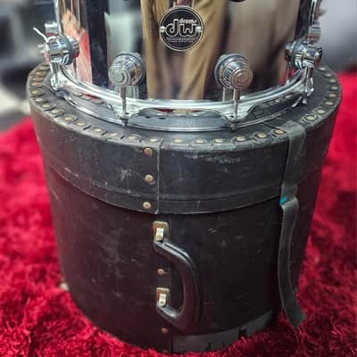 DW Performance Series 8x14" Steel Snare Drum 2010 - Present - Chrome Over Steel with Anvil Case image 2