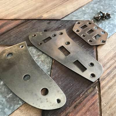 Real Life Relics Jaguar® Control Plate Set of 3 with screws. [E3]
