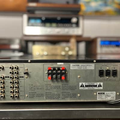 Vintage Teac A-919 DC 110 watts per channel Integrated Stereo Amplifier Phase Inverted Drive System image 7