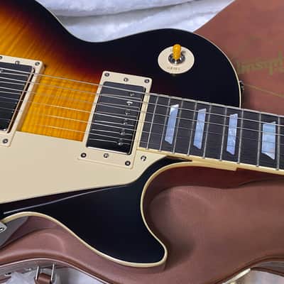 NEW ! Epiphone Inspired by Gibson 1959 Les Paul Standard Reissue Electric Guitar - Dark Burst - Flame Top - 10.1 lbs - Authorized Dealer - G07146 image 2
