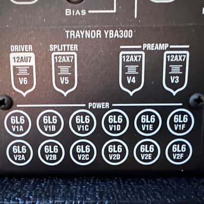 Traynor YBA300 300-Watt All-Tube Bass Amp Head 2010s - Black image 6