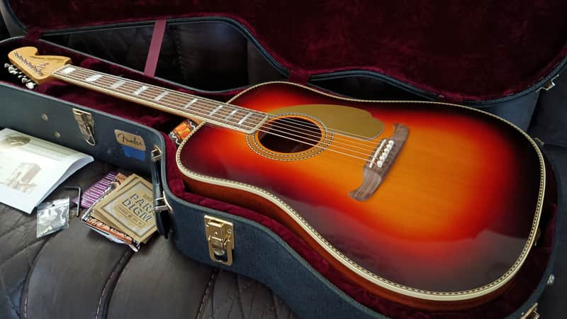 Fender Custom Shop Kingman Pro Custom 2014 - 3-color Sunburst - Dakota Clay Band image 1