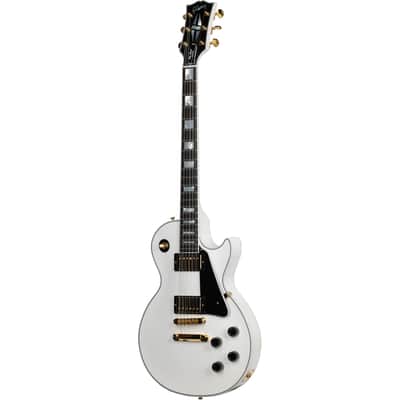 Gibson Les Paul Custom Electric Guitar w/ Ebony Fingerboard - Alpine White image 2