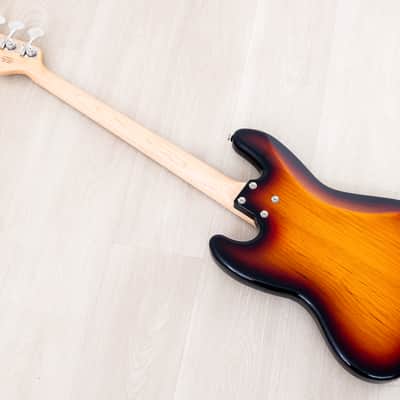 2020 G&L Fullerton Deluxe JB Electric Bass Guitar Sunburst, Mint w/ CoA, Leo Fender image 13