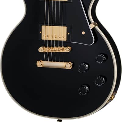 Epiphone IGC Les Paul Custom Electric Guitar, Ebony Fingerboard, Ebony