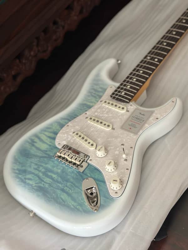 2024 Hybrid II Stratocaster®Larimar Fender Japan - Hybrid II Stratocaster[Larimar] – amc music shop
