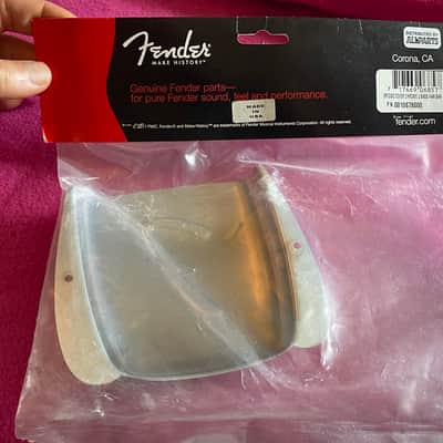NOS Fender MADE IN USA Jazz Bass bridge cover / ashtray pickup cover  "F" plate parts image 6