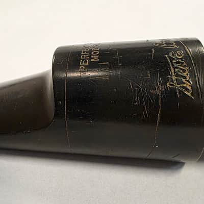 RARE Steve Broadus New York S3 "perfected model" hard rubber alto saxophone mouthpiece image 6