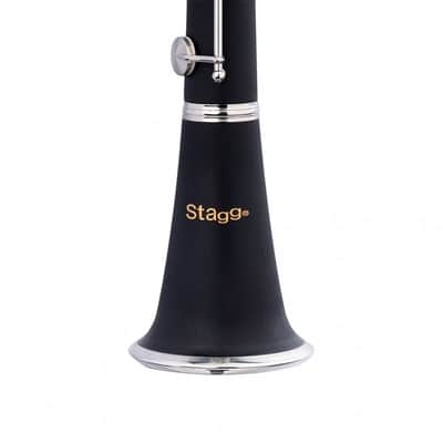 Stagg WS-CL210S ABS Body Boehm System Key of Bb 17 Nickel Key Clarinet w/Soft Case, Reed & Mouthpiece image 6