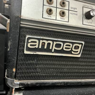 Ampeg SVT "Black Line" 300-Watt Bass Amp Head 1970s - Black image 7