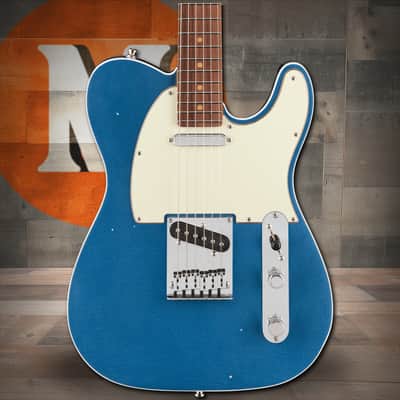 Fender American Ultra Luxe Vintage '60s Custom Telecaster Rosewood Fingerboard - Lake Placid Blue image 1