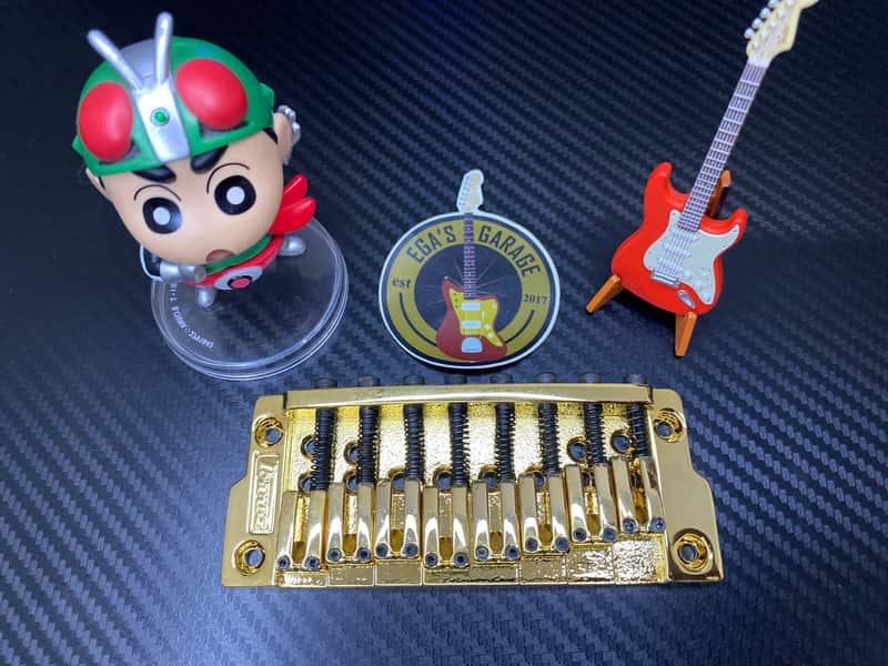 Ibanez Gibraltar Standard II Hardtail / Fixed Guitar Bridge RG/S - 8 String Gold Finish image 1