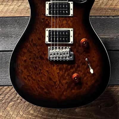 PRS SE Custom 24 Black Gold Burst F070279 image 1