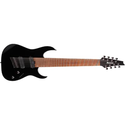 Ibanez RGMS8BK RG Multi Scale 8-string Guitar - Black image 3
