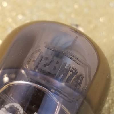 Tung-Sol Matched Pair (2) 12BH7A tNOS AT1000 TESTED Vacuum Tubes black plate 12BH7 dual triode 1950-1960 image 16
