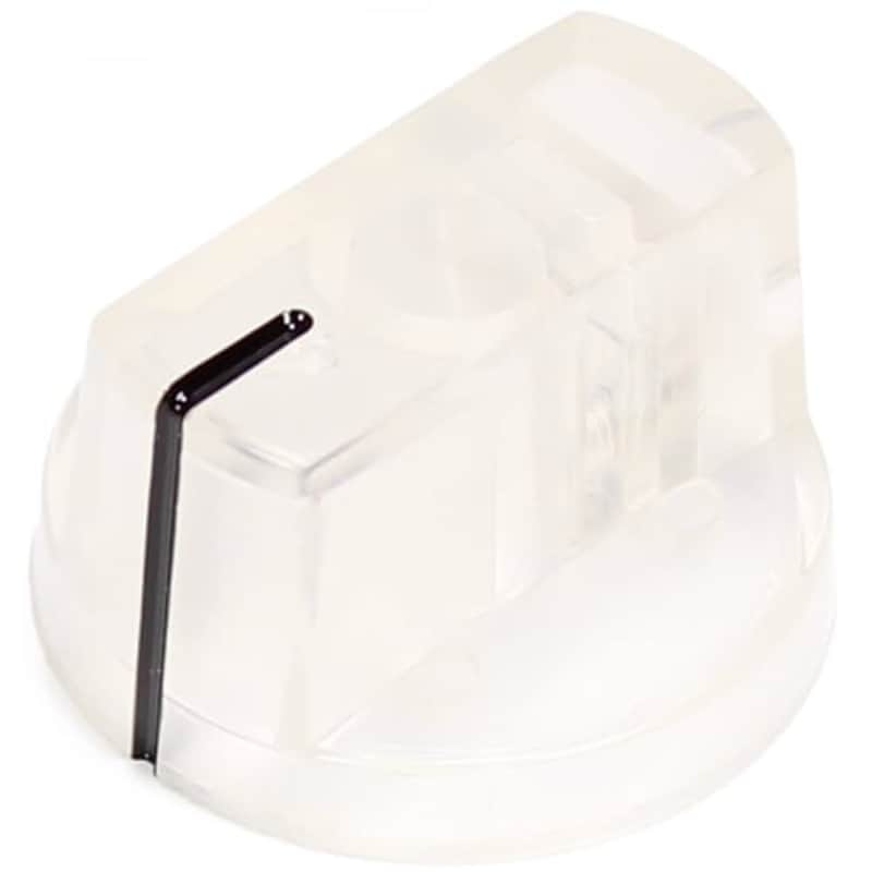 Clear Knob - Large, Indicator Line, Set Screw image 1