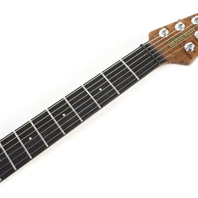 Ernie Ball Music Man Steve Morse SM-Y2D - Diablo Blue - Quilt - H00559 image 12