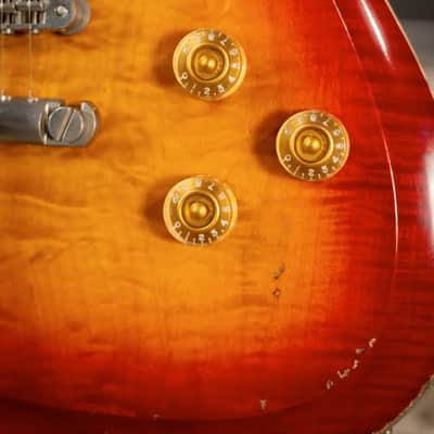 Novo Serus H2 Electric Guitar - Faded Cherry Burst with Gig Bag image 12