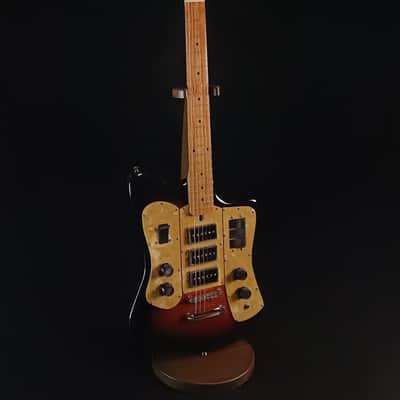 Formanta Style USSR Electric Guitar Built In Tone Bender Soviet Germanium Fuzz image 10